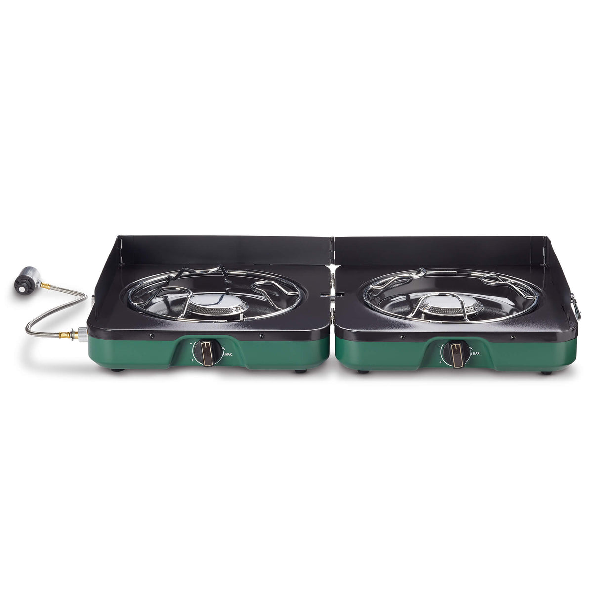 SIMMER SENSE™ Folding Camp Stove – Woods CA